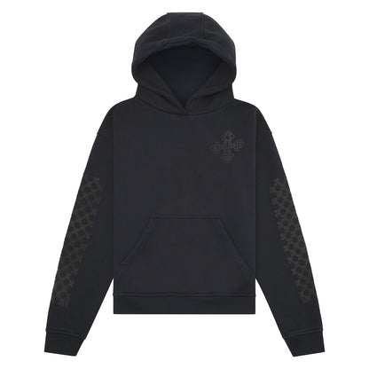 Cross Logo Hoodie | Vintage Black