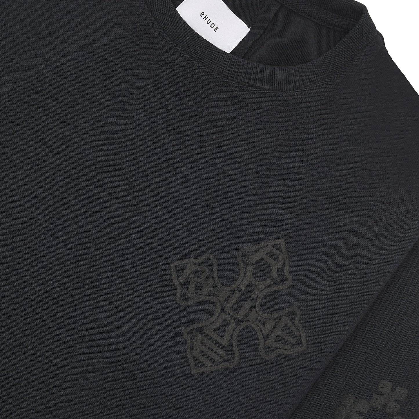 Cross L/S Tee | Black/Black