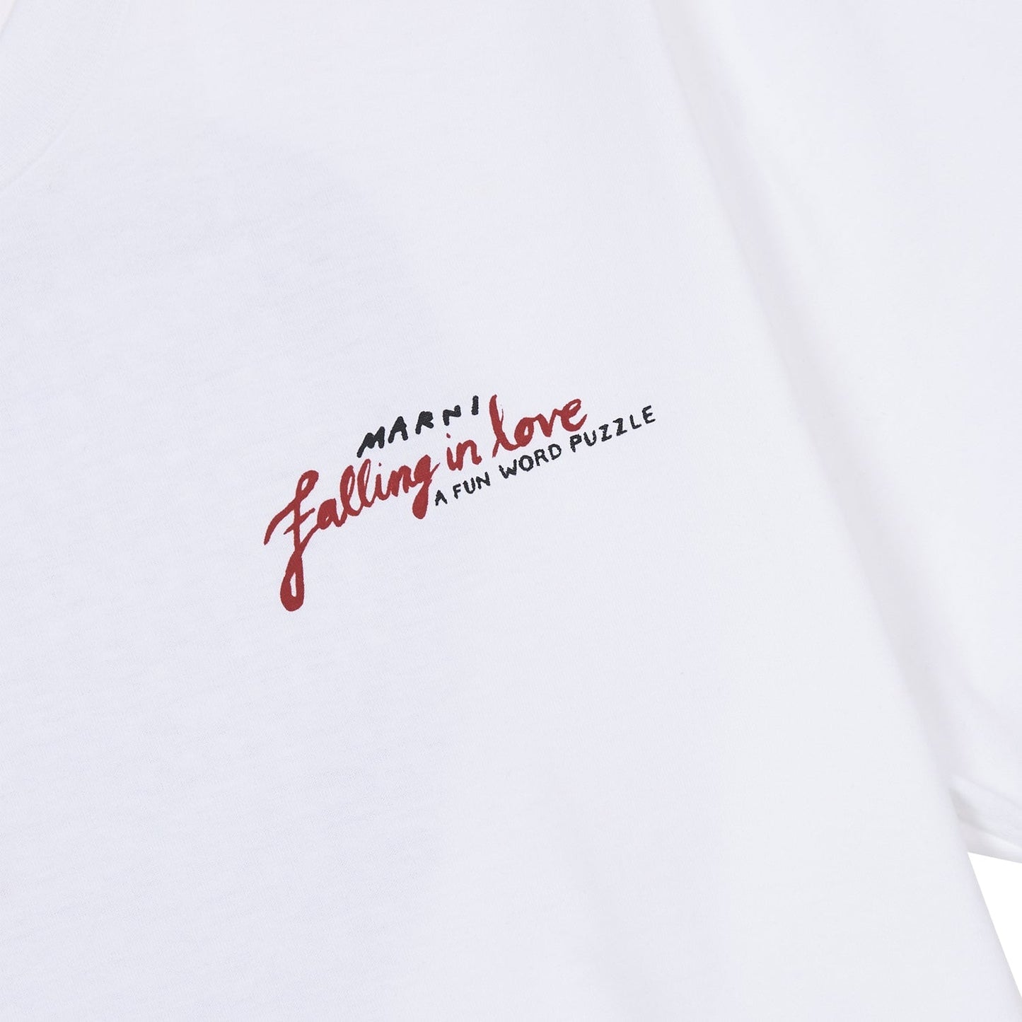 Crossword Heart Tee | Lily White