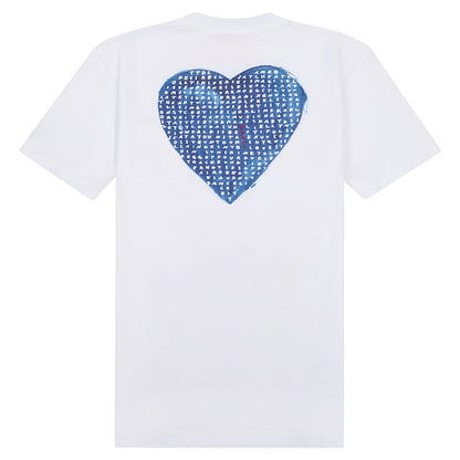Crossword Heart Tee | Lily White