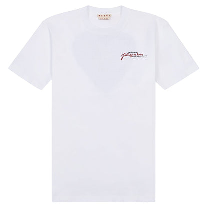 Crossword Heart Tee | Lily White