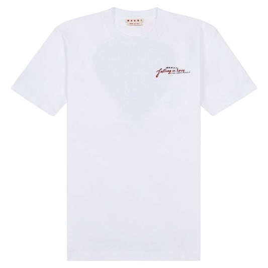Crossword Heart Tee | Lily White