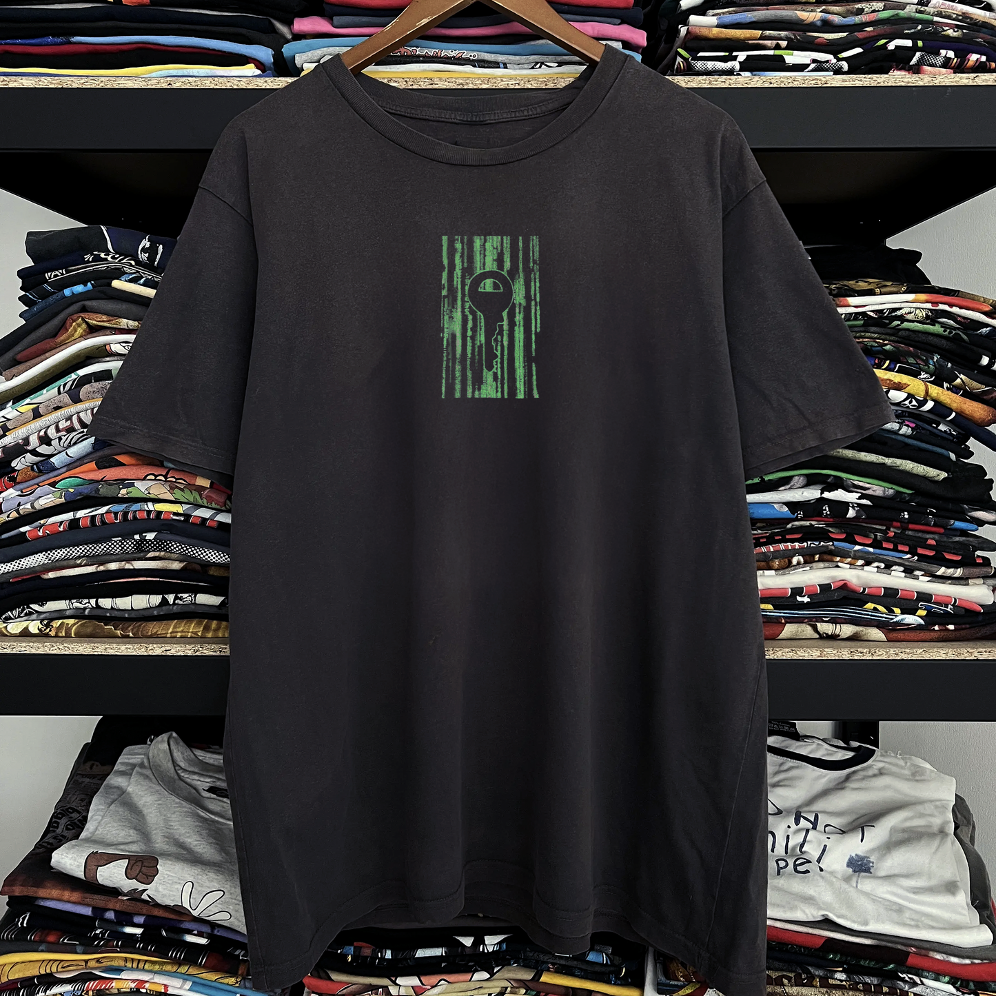 2003 The Matrix Reloaded Promo Washed Black Tee