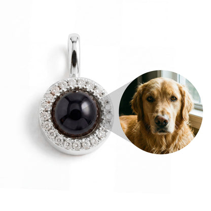 Personalized Birthstone Circle Photo Charm