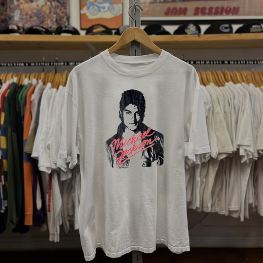 Rare Michael Jackson Washed White Tee