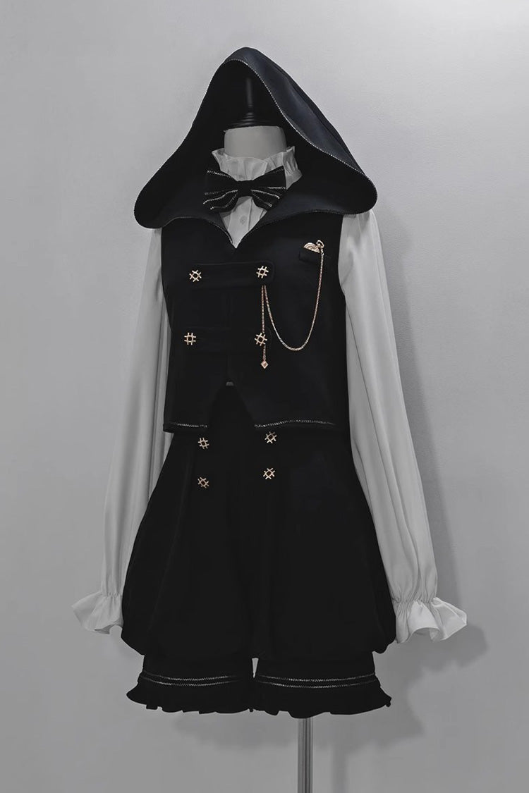 Black Anxious Rabbit Ouji Fashion Gothic Lolita Shorts