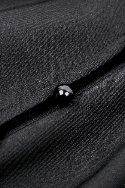 Black Bead High Collar Women's Gothic Punk Neckwear