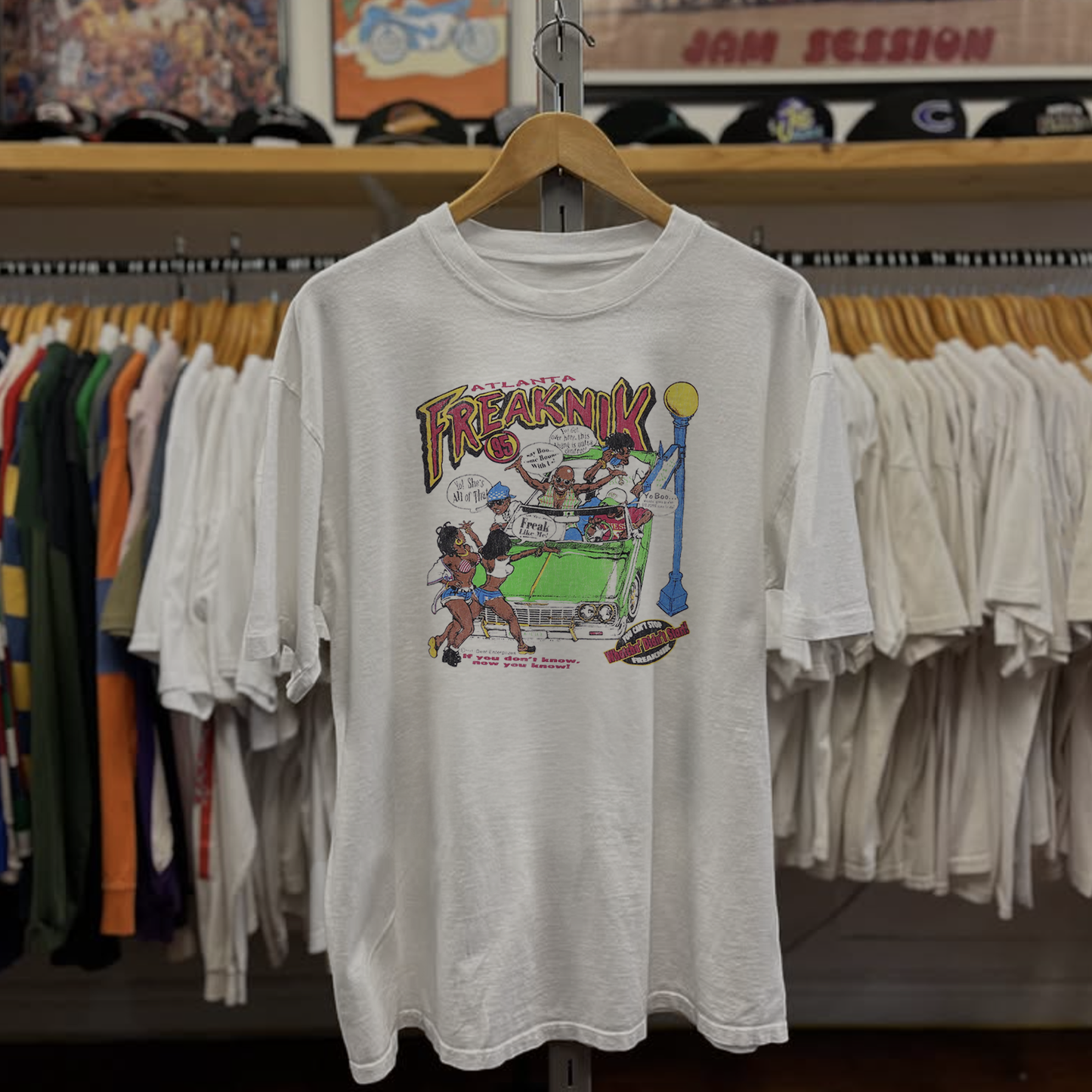 1995 Atlanta Freaknik Washed White Tee