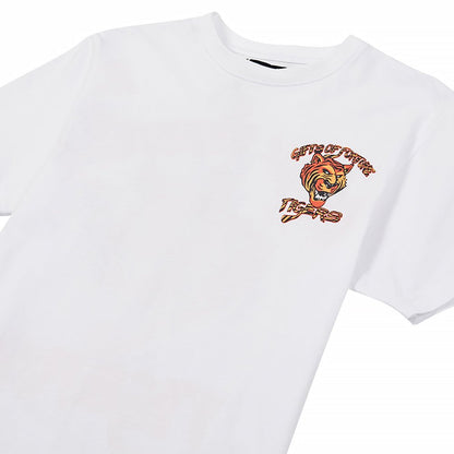 Fighting Tiger Tee | White