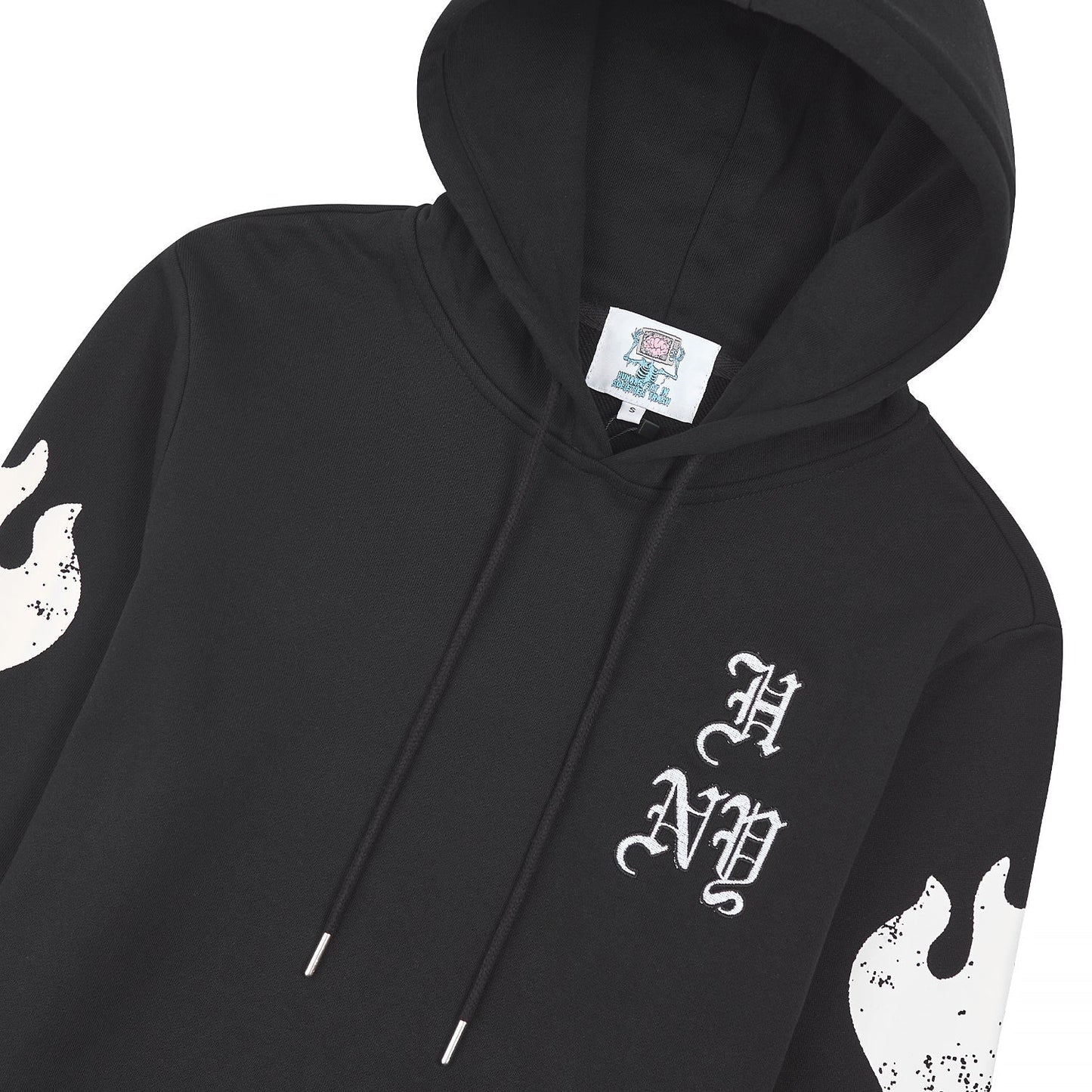 Flames Hoodie | Black