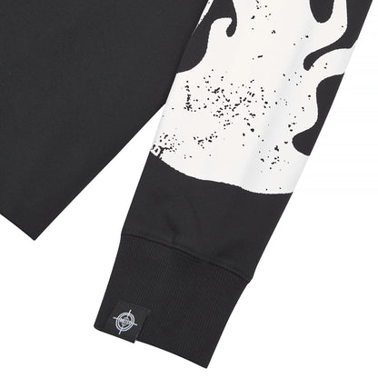 Flames Hoodie | Black