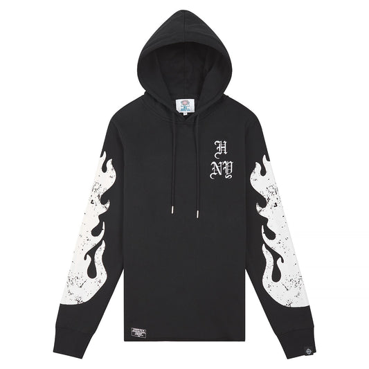 Flames Hoodie | Black
