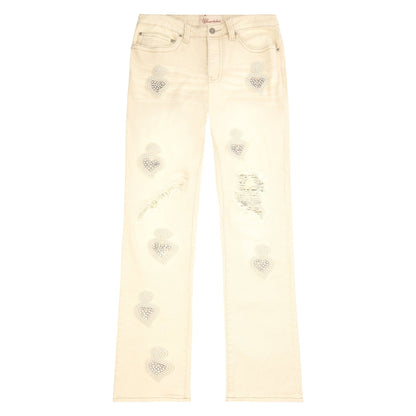 Fumi Diamond Denim | Tan/Tan