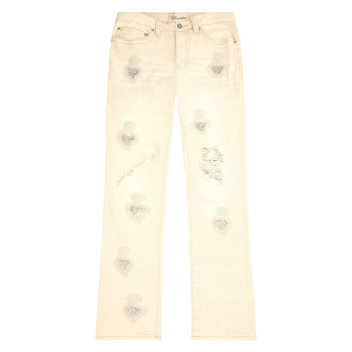 Fumi Diamond Denim | Tan/Tan