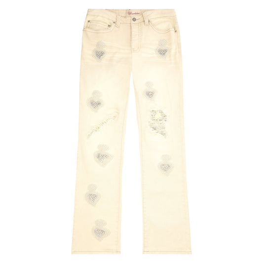 Fumi Diamond Denim | Tan/Tan