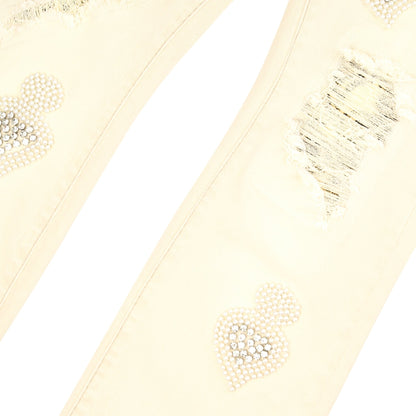 Fumi Diamond Denim | Tan/Tan