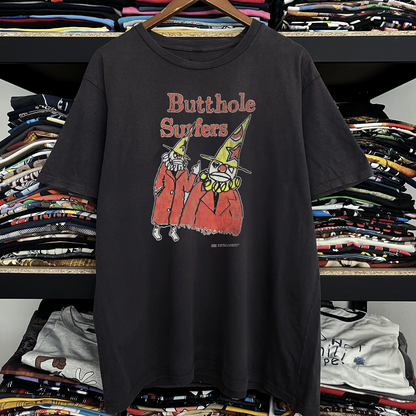 1996 Butthole Surfers Washed Black Tee