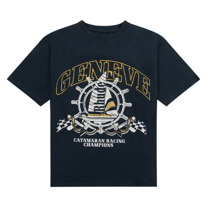Geneve Catamaran Tee | Vintage Black