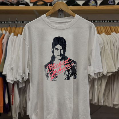 Rare Michael Jackson Washed White Tee