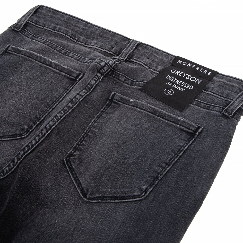 Greyson Distressed Oxford Denim