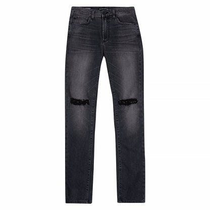 Greyson Distressed Oxford Denim