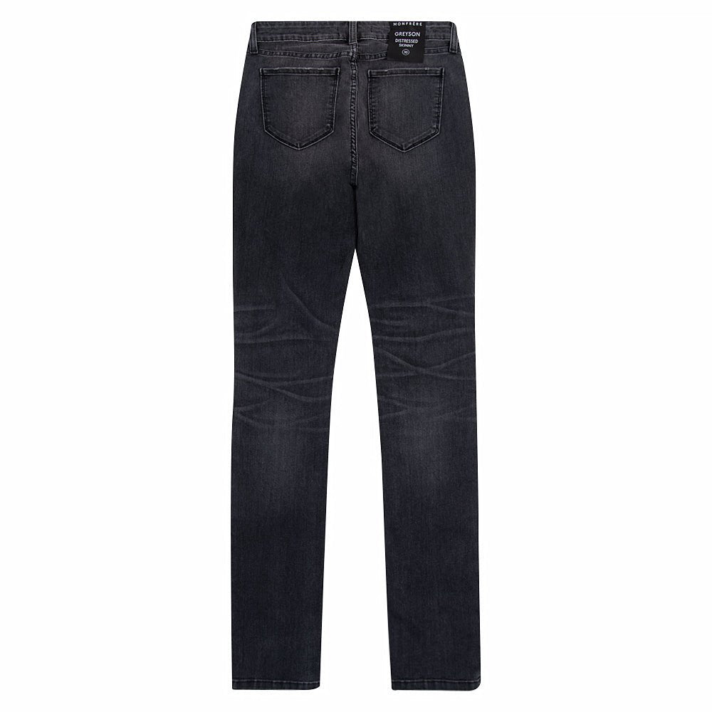 Greyson Distressed Oxford Denim