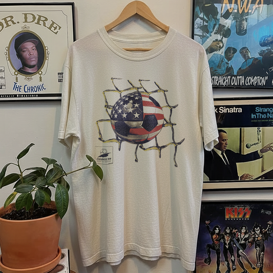 98 USA World Cup Washed White Tee