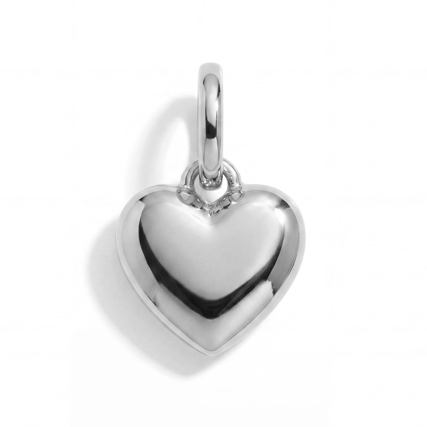 Large Puffy Heart Charm
