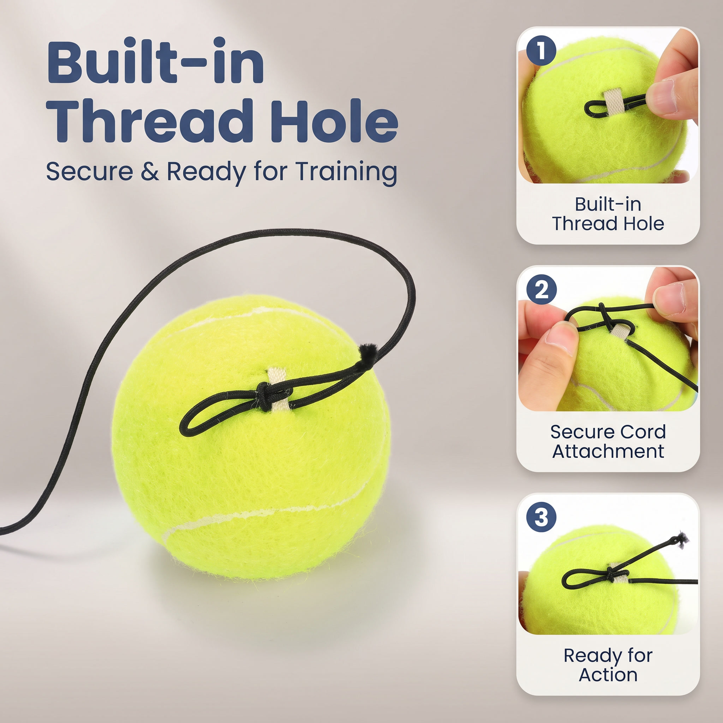 TennisTrainer Rebound Set withBall