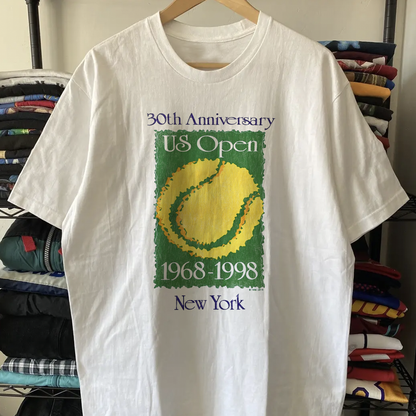 1998 US Open 30th Anniversary Washed White Tee