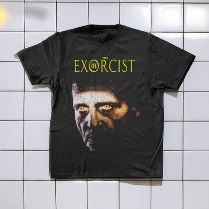 90's The Exorcist III Washed Black T-Shirt