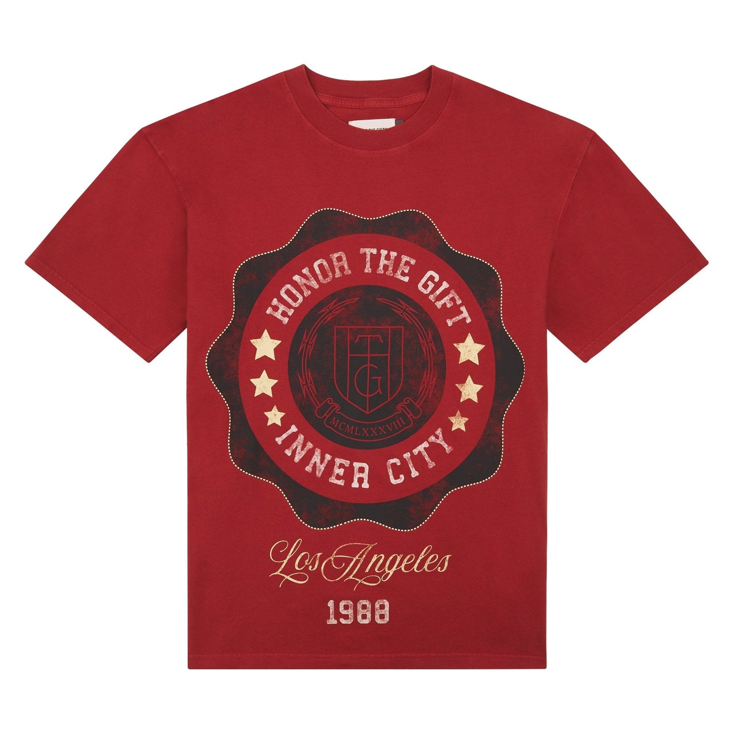 HTG Seal Logo Tee | Brick