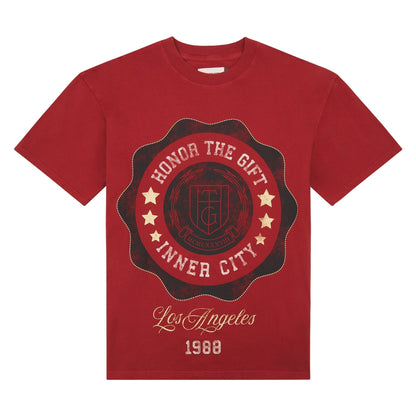 HTG Seal Logo Tee | Brick