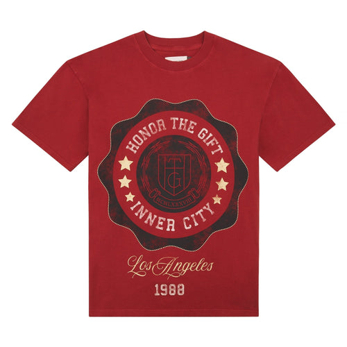 HTG Seal Logo Tee | Brick