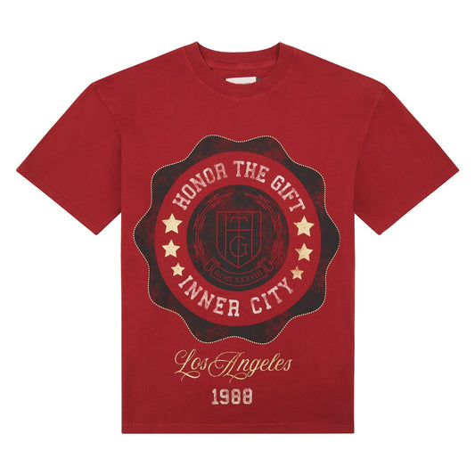 HTG Seal Logo Tee | Brick