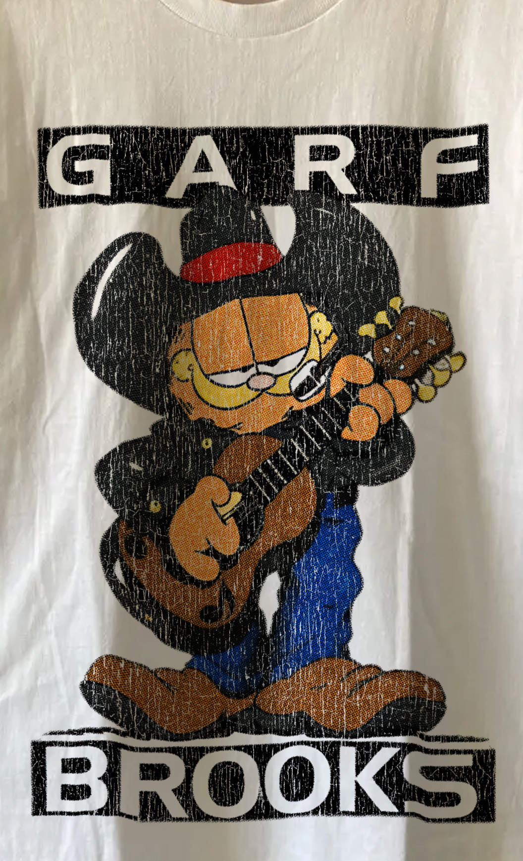 Garf Brooks Washed White Tee