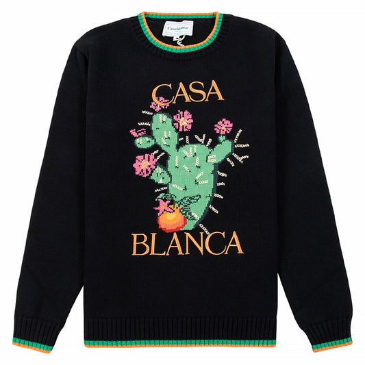 Intarsia Sweater | Cactus et Orange