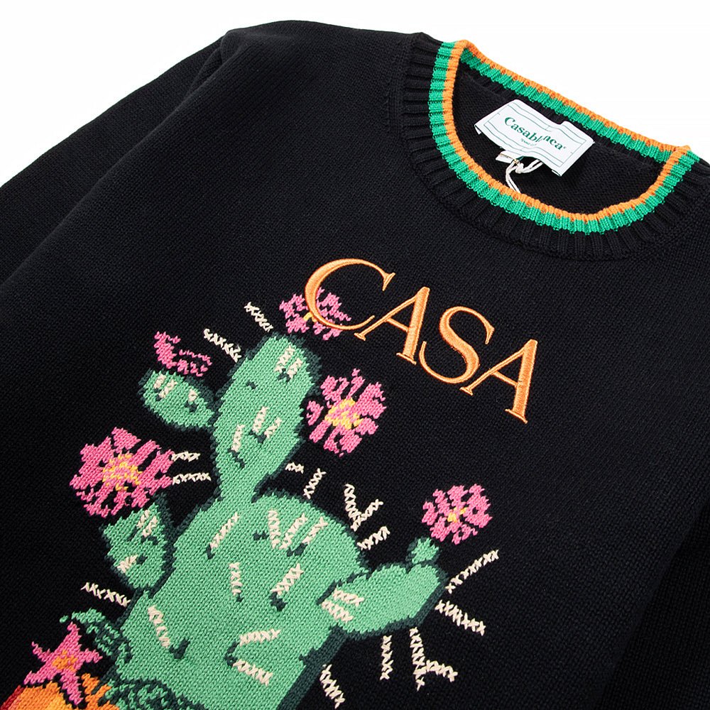Intarsia Sweater | Cactus et Orange