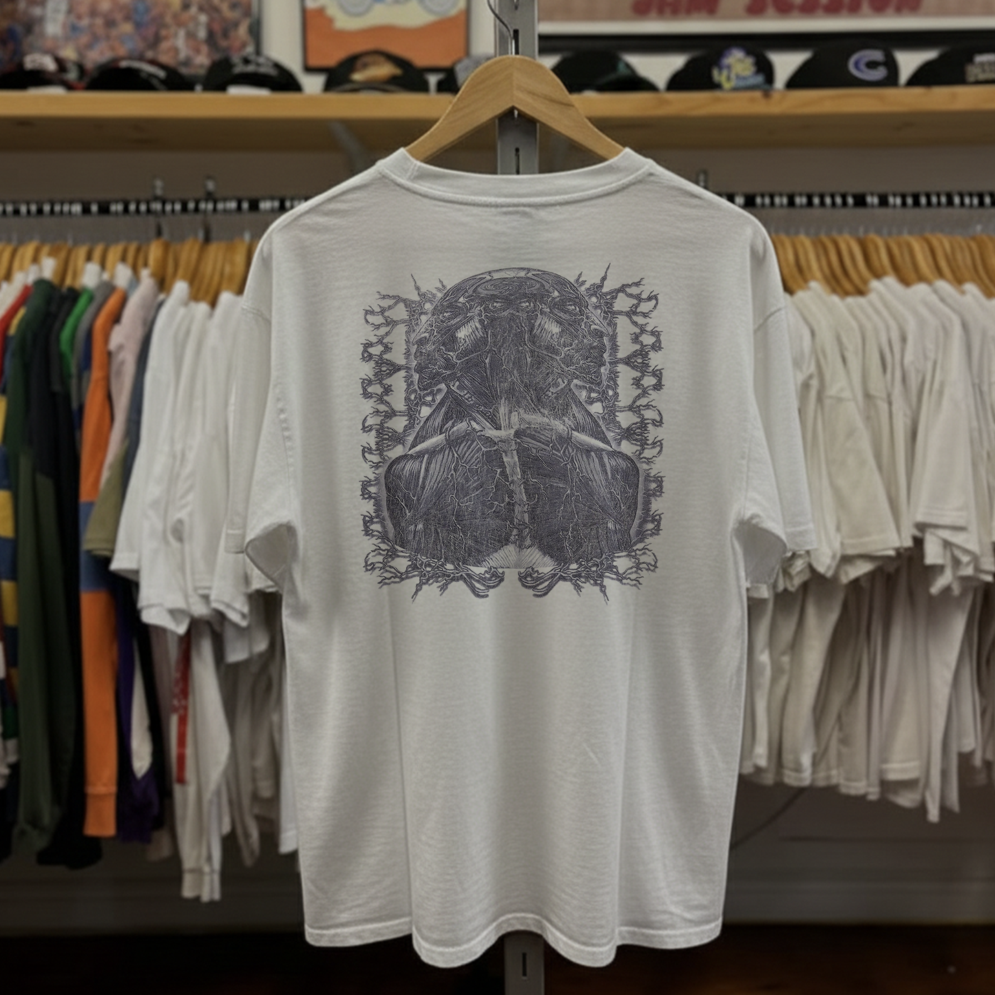Rare Tool Lateralus Washed White Tee