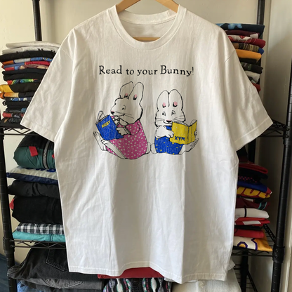Rare Max And Ruby Reading Washed White Tee