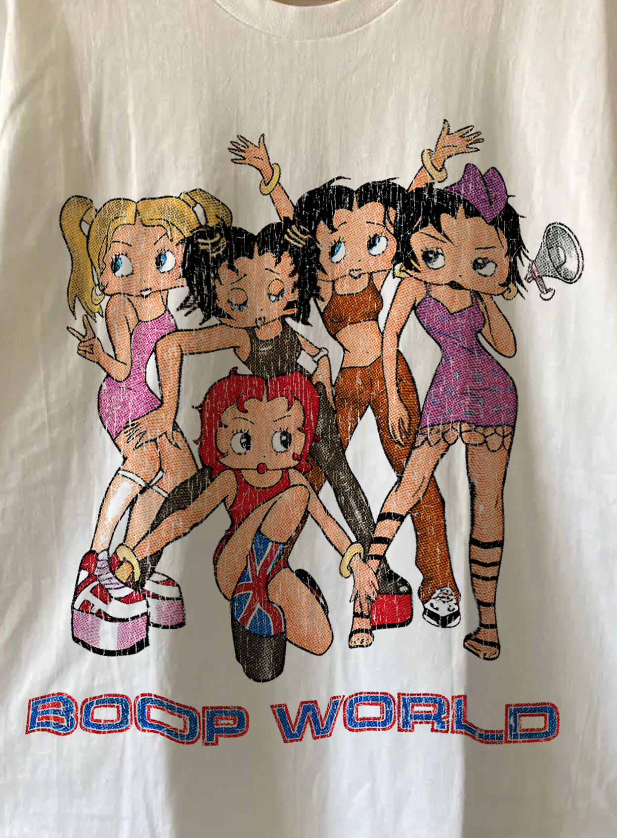 Ultra Rare '98 Boop World Washed White Tee