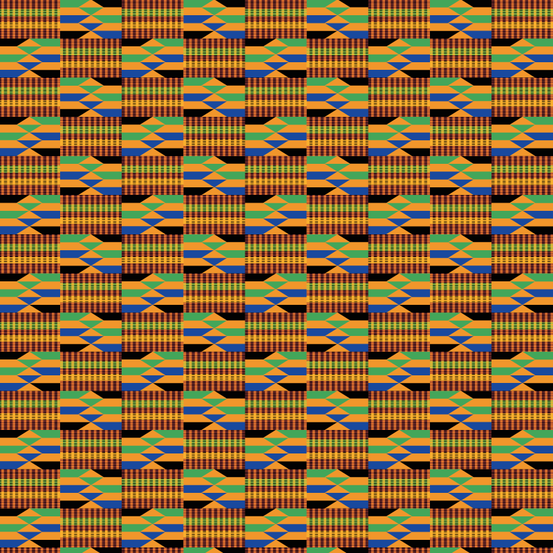 African Kente Cloth Patterned Heat Transfer Vinyl (HTV)