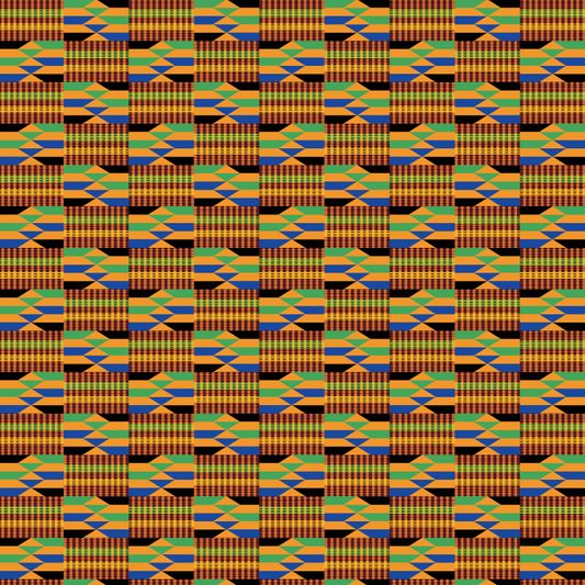 African Kente Cloth Patterned Heat Transfer Vinyl (HTV)
