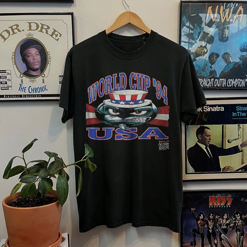 1994 World Cup USA Washed Black Tee