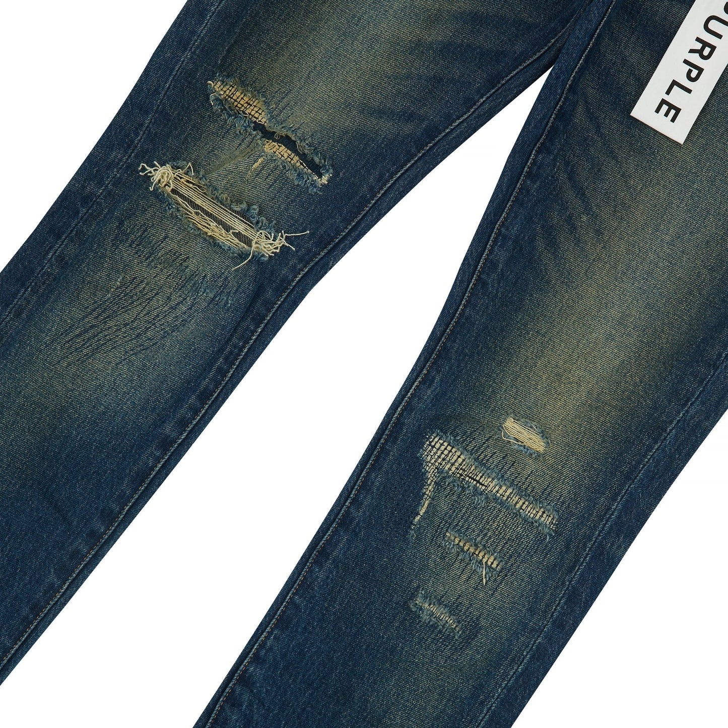 Light Destroy Indigo Denim