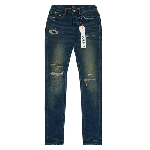 Light Destroy Indigo Denim