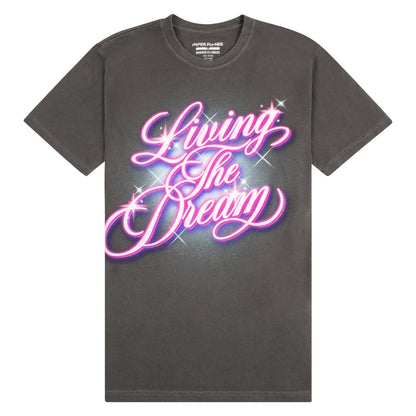 Living the Dream Tee | Washed Black