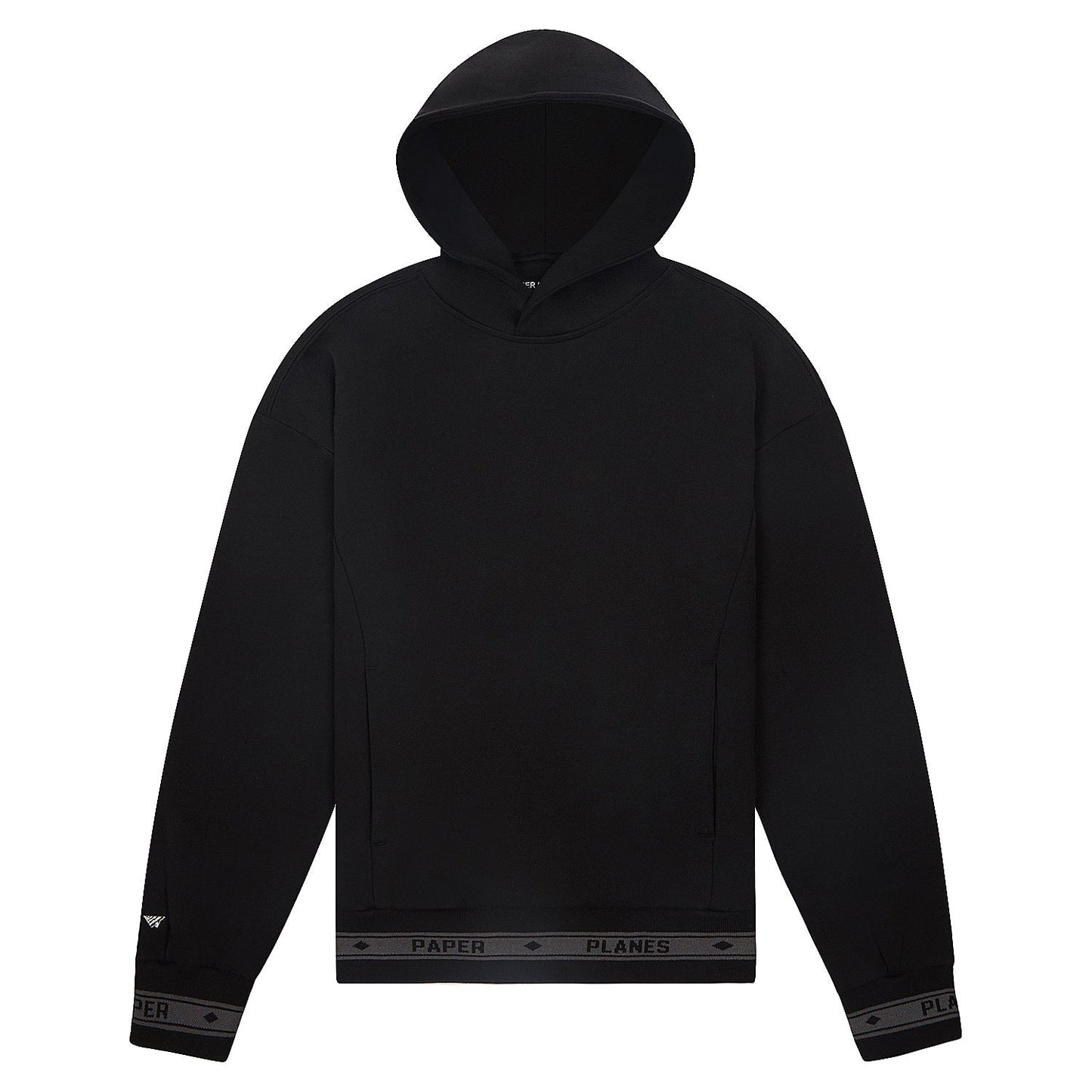 Logo Jacquard Hoodie | Black