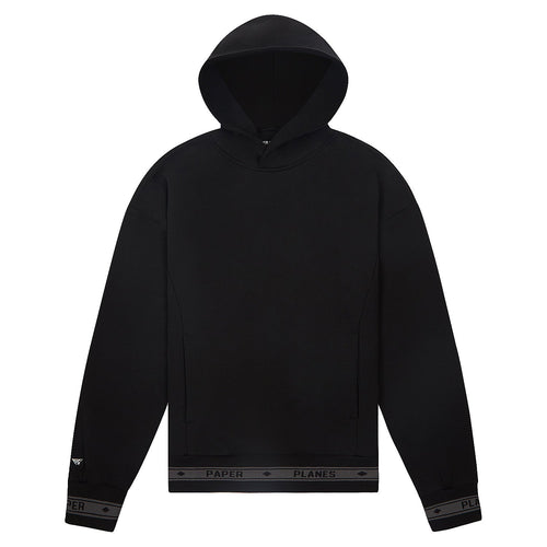 Logo Jacquard Hoodie | Black