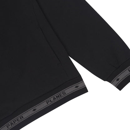 Logo Jacquard Hoodie | Black